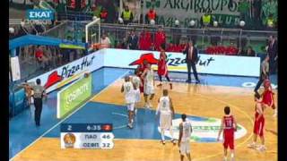 PANATHINAIKOSOLYMPIAKOS 9890 PANATHINAIKOS HIGHLIGHTS [upl. by Zins566]