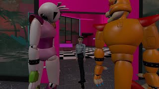 Gmod FNAF Glamrocks the new security guard [upl. by Okkin]