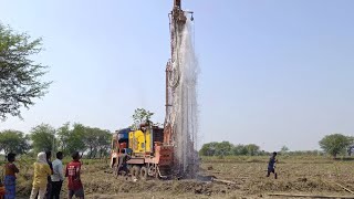 Borewell Drilling  7 Hp Motor 188 Feet Deep boring With Coconut water checking Method  Borewells [upl. by Trebuh]