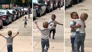 Son Tells Dad He Has a Twin at School – Dad Breaks Down in Tears When He Finally Sees Them Together [upl. by Coffey839]