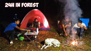 24hr In Deep Forest Camping  കൊടും കാട്ടിൽ ക്യാമ്പിങ്ങിന് പോയപ്പോൾ  M4 Tech [upl. by Uni]