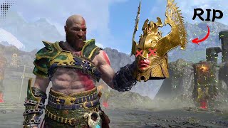 GOD of WAR 4 DEADLIEST Boss Fights Sigrun the Valkyrie Queen  Arktic Gamer [upl. by Dlanod]