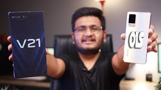 Vivo V21 Unboxing  OIS Everything [upl. by Philis840]