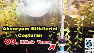 CO2 Difüzör Yapımı Bitkilere Karbondioksit desteği [upl. by Belia939]