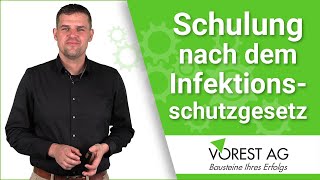 Infektionsschutzgesetz IFSG § 43  welche Schulung oder Belehrung ist erforderlich [upl. by Yeltrab]