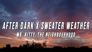 Mr Kitty The Neighbourhood  After Dark X Sweater Weather TikTok Mashup Lyrics [upl. by Pack]