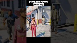 Feminist vs Sigma male Gta V [upl. by Avivah681]