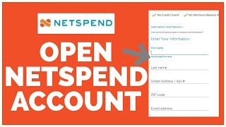 How to Make a NetSpend Account 2023 [upl. by Nerek]