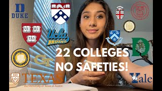 COLLEGE DECISION REACTIONS 2024 all ivies T20s UCs and more  NO SAFETIES [upl. by Rozek]