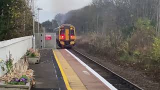 Class 158711 in Alness to invergordon [upl. by Helbonia]