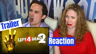 Horror Hater Reacts to Left 4 Dead amp Left 4 Dead 2 Trailers amp Intro [upl. by Petuu]