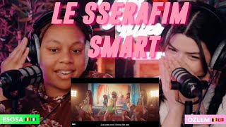 LE SSERAFIM 르세라핌 Smart OFFICIAL MV  ‘Smart’ Special Performance Video reaction [upl. by Paton]