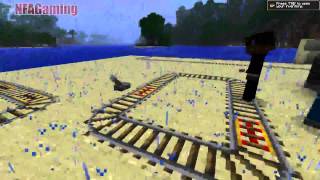 Minecraft  Powered Rails Tutorial Basics Part 1 [upl. by Luap]