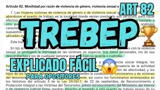 TREBEP  Movilidad Violencia Funcionarios  OPOSICIONES  ART 82 [upl. by Loralie568]