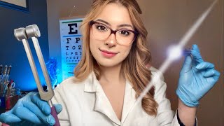 ASMR The MOST Detailed Cranial Nerve Exam YOUVE SEEN 👩‍⚕️ Doctor Roleplay Ear Eye amp Hearing Test [upl. by Ymrej]