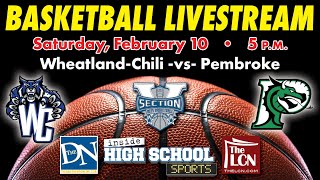 SEC V BOYS BASKETBALL WheatlandChili vs Pembroke  Feb 10 2024 [upl. by Etteb]