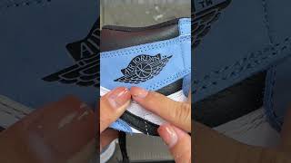 Cutting AIR JORDAN 1 RETRO HIGH OG UNIVERSITY [upl. by Giorgio]