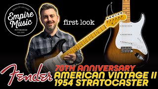 FIRST LOOK Fender 70th Anniversary American Vintage II 1954 Stratocaster [upl. by Nnaeirb]