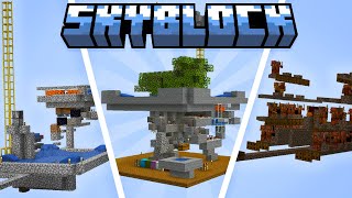 I Built the BEST Farms in Skyblock [upl. by Anilah555]