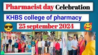 Pharmacist Day Celebration  KHBS College Of Pharmacy Jaunpur  🥰😎 [upl. by Nyluqcaj]