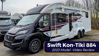 Swift KonTiki 884  LUXURY Motorhome UK  Video Review [upl. by Zildjian]