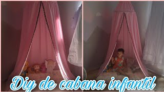 Diy de cabaninha infantil faca vc mesmo [upl. by Aysab]