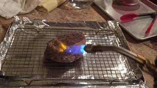 Sous Vide ribeye seared with bernzomatic ts8000 NO searzall [upl. by Isteb]