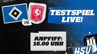 RELIVE TESTSPIEL I HSV vs Twente Enschede I Live aus dem Volkspark [upl. by Maxia]