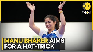 Paris Olympics 2024 Indias Manu Bhaker storms into her third final in Paris  WION Sports [upl. by Eckardt]