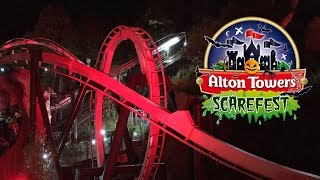 Alton Towers Scarefest Vlog  Halloween Night October 2018 [upl. by Hare]