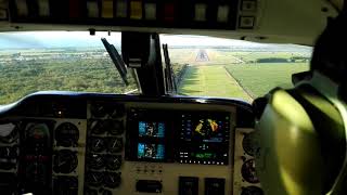 PIPER PA 31T2 CHEYENNE MG LANDING CLO [upl. by Lenahc]