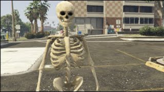 gta v skeleton online strory mods 2024 [upl. by Arhna]