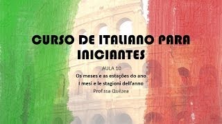 Curso de italiano para iniciantes aula 10 [upl. by Anama]