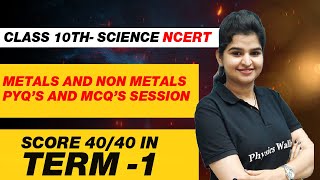 METALS AND NON METALS  PYQs and MCQs Session  Class 10th Board Exam [upl. by Kealey]