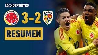 🥳 GANÓ COLOMBIA  Colombia 32 Rumania  HIGHLIGHTS  Fecha FIFA [upl. by Brantley]