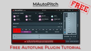 Free Autotune Plugin  MAutoPitch  Free Plugin Friday Ep 15 [upl. by Aerdnaek]