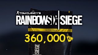 100 ALPHA PACKS 3 LEGENDARIES IN A ROW  Rainbow Six Siege [upl. by Howzell]