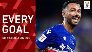 Quagliarella scores his 100th goal for Sampdoria  EVERY Goal  Coppa Italia 202122 [upl. by Nadab]