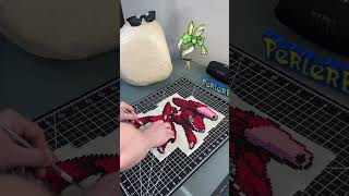 649 Shiny Genesect  Pokémon Perler Bead Timelapse [upl. by Oizirbaf]