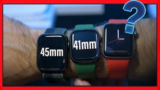 Apple Watch Series 7 UNBOXING Doble 🔴 45mm 🆚 41mm [upl. by Anagnos]