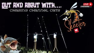 The Skeeters with a Special Guess Chasing Channel Catfish Fishing  Halloween Special [upl. by Hilary524]