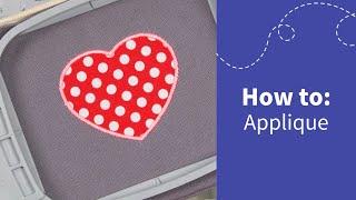 How to Applique Using an Embroidery Machine [upl. by Angid659]