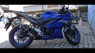 Ponteira esportiva FULLPRO  Yamaha YZFR3 [upl. by Kinsman710]