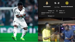 Real Madrid fans go wild Epic comeback reaction [upl. by Nofpets261]