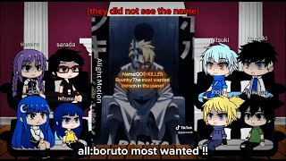 boruto two blue vortex react to boruto timeskip  all part movie  react naruto boruto boruto [upl. by Noivax479]