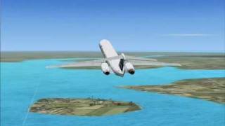 FSX  Reverse Thrust Midair [upl. by Wahlstrom]