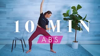 10 Minute Standing Abs amp Balance Workout for Seniors amp Beginners [upl. by Meghann]