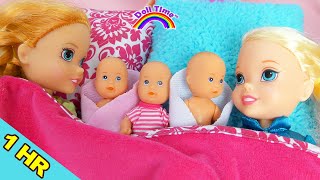 Elsie and Annie with Barbie Stories for Kids  1 Hour Video [upl. by Ffej443]