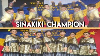 Sinakiki CHAMPION 2019  Philippine Folkdance [upl. by Schmidt567]