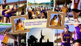 Houston Vlog Fall 2024  LSU Beach Volleyball [upl. by Prosperus]